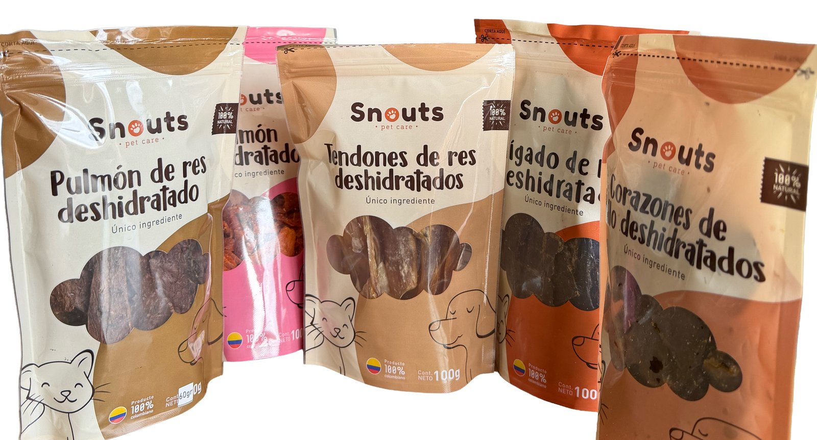 Snacks deshidratados